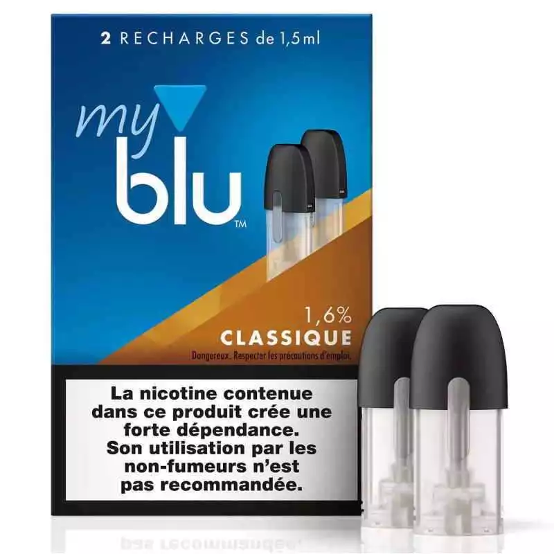 Capsules Myblu eliquide pré-rempli x2