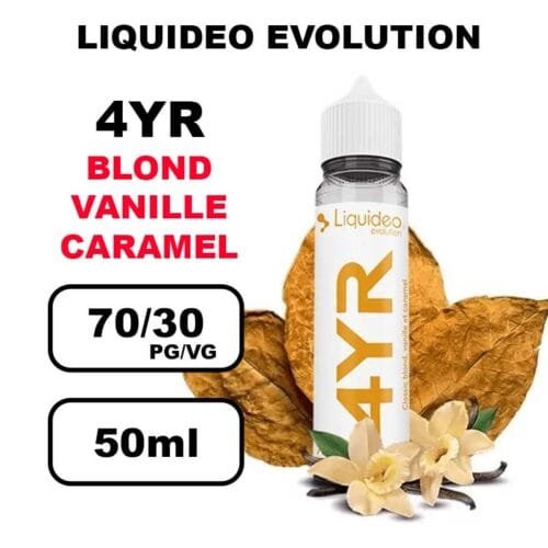 Liquideo Evolution 50ml E-liquides saveurs intenses, surprenantes- 4yr