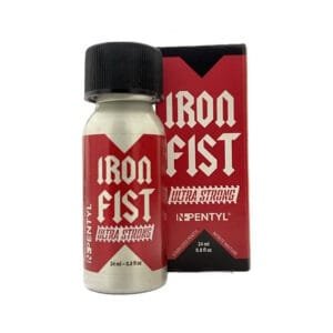 IRON FIST Poppers Amyl ultra strong Pas Cher Effet Instantané et Stimulation Maximale PWD 24ml