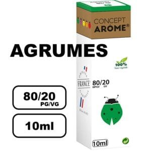 Conceptarome 10ml e-liquide saveur naturelle bio Sans additifs- agrumes