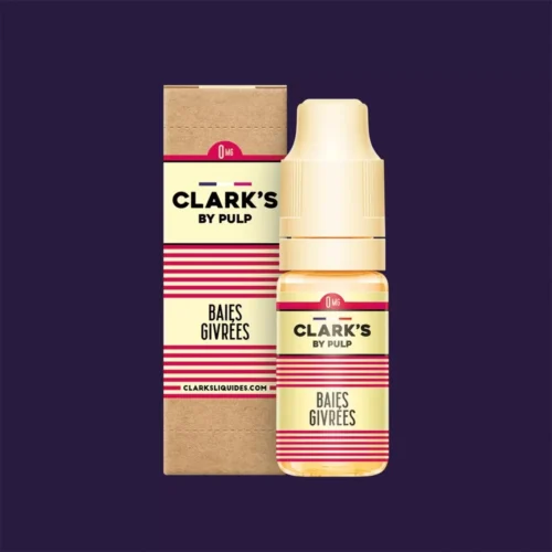 Clark's by Pulp 10ml E-liquide cigarette electronique au bureau de tabac- baie givrees