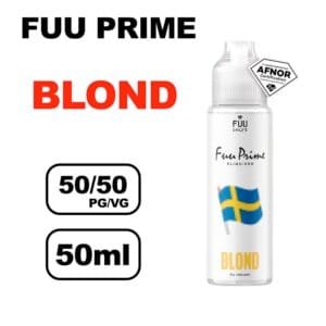 Fuu prime 50ml E-liquide prêt à booster pour cigarette electronique- blond