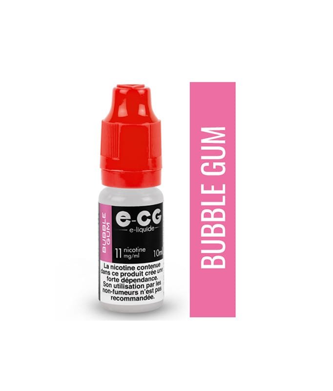E-cg vap 10ml e-liquide saveur mono arômes - bubble gum
