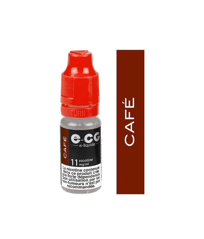 E-cg vap 10ml e-liquide saveur mono arômes - café