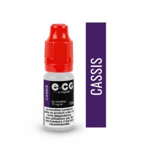 E-cg vap 10ml e-liquide saveur mono arômes - cassis