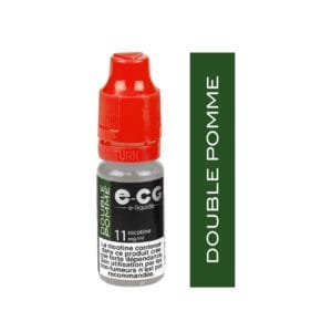E-cg vap 10ml e-liquide saveur mono arômes - double pomme