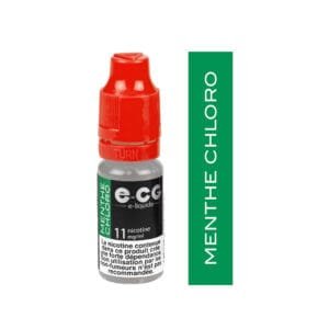E-cg vap 10ml e-liquide saveur mono arômes -menthe chloro