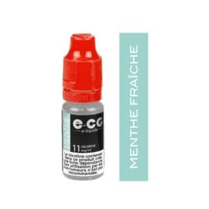 E-cg vap 10ml e-liquide saveur mono arômes - menthe fraiche
