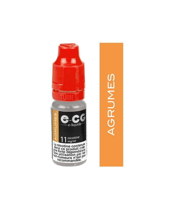 E-cg vap 10ml e-liquide saveur mono arômes - agrumes