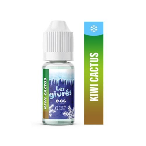 E-cg vap Les Givrées 10ml e-liquide saveur fruité frais bon marché buraliste-kiwi-cactus