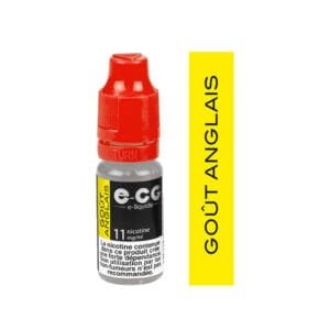 E-cg vap 10ml e-liquide saveur mono arômes - anglais
