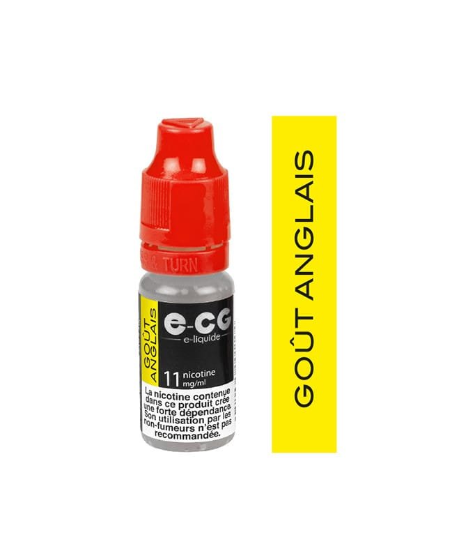 E-cg vap 10ml e-liquide saveur mono arômes - anglais