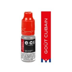 E-cg vap 10ml e-liquide saveur mono arômes - gout cubain
