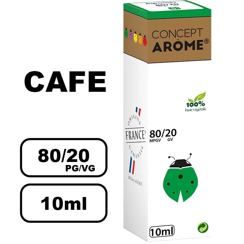 Conceptarome 10ml e-liquide saveur naturelle bio Sans additifs- cafe