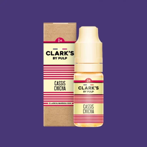 Clark's by Pulp 10ml E-liquide cigarette electronique au bureau de tabac- cassis chicha