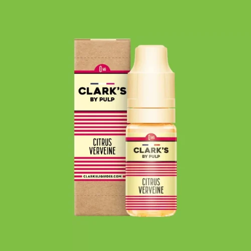 Clark's by Pulp 10ml E-liquide cigarette electronique au bureau de tabac- citrus verveine