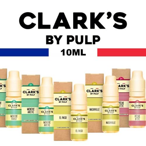 eliquide clark by pulp 10ml saveur tabac fruité mentholé