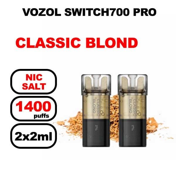 Vozol x2 cartouches pré-remplies 2ml sans fuite- cola glace