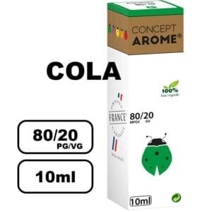 Conceptarome 10ml e-liquide saveur naturelle bio Sans additifs- cola