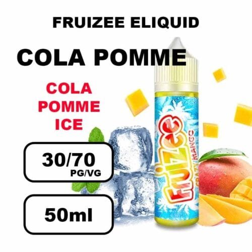 Fruizee eliquid france 50ml e-liquide fruité frais pour cigarette electronique- cola pomme