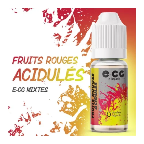 eliquide ecg fruits rouges acidulé