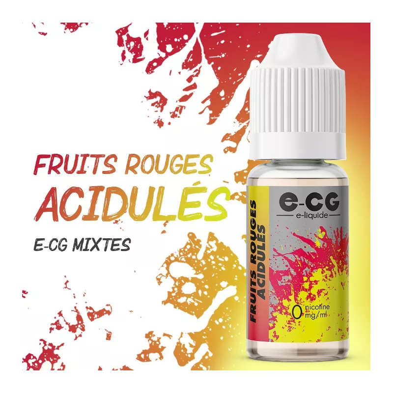 eliquide ecg fruits rouges acidulé