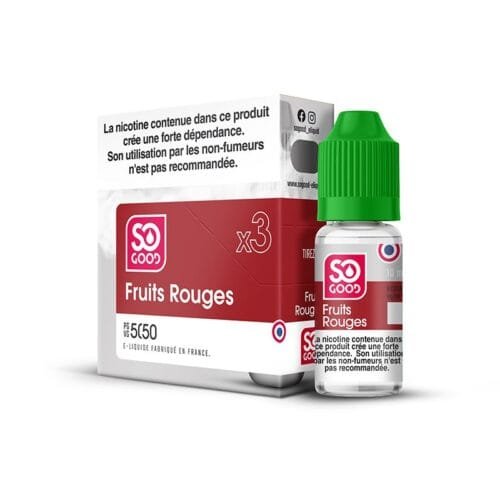 eliquide so good 10ml fruits rouges