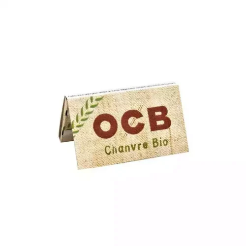 Papier OCB Chanvre Bio Regular x100 feuilles courtes à rouler pour votre tabac