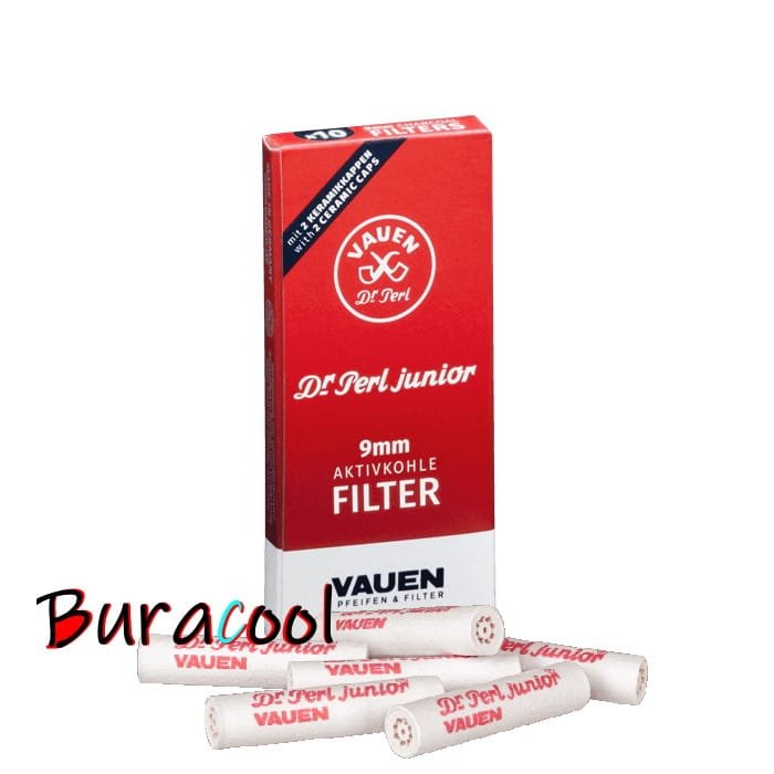 VAUEN Filtre 9mm 10 pipe charbon actif anti impureté et goudron