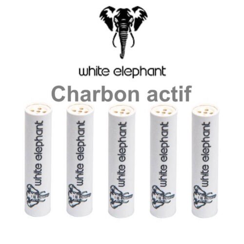 WHITE ELEPHANT Filtre pipe charbon actif anti goudron impureté