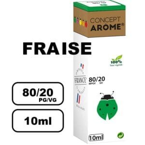 Conceptarome 10ml e-liquide saveur naturelle bio Sans additifs- fraise