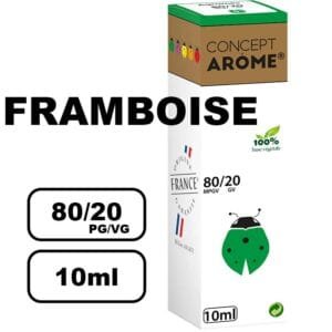 Conceptarome 10ml e-liquide saveur naturelle bio Sans additifs- framboise