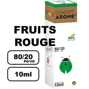 Conceptarome 10ml e-liquide saveur naturelle bio Sans additifs- fruits rouge