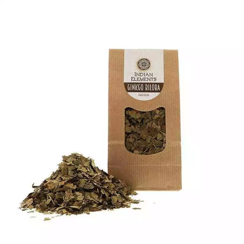 Herbes naturelles 50g Indian elements à mélanger au tabac à rouler - Ginkgo Biloba