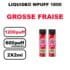 Liquideo Wpuff 1800 x2 Cartouches Pod 2ml Cartouche Puff jetable sans fuite- grosse fraise