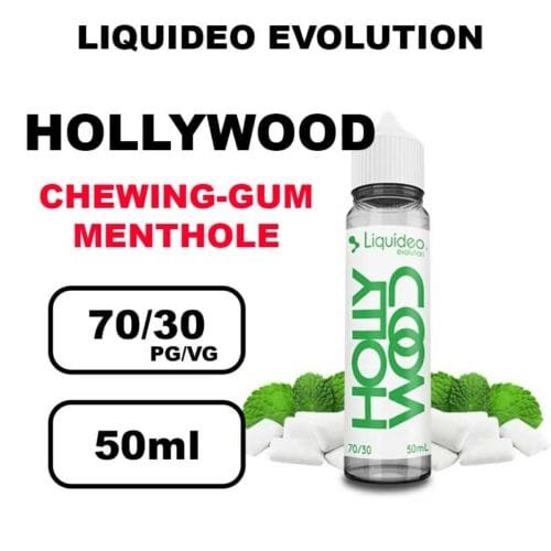 Liquideo Evolution 50ml E-liquides saveurs intenses, surprenantes- hollywood