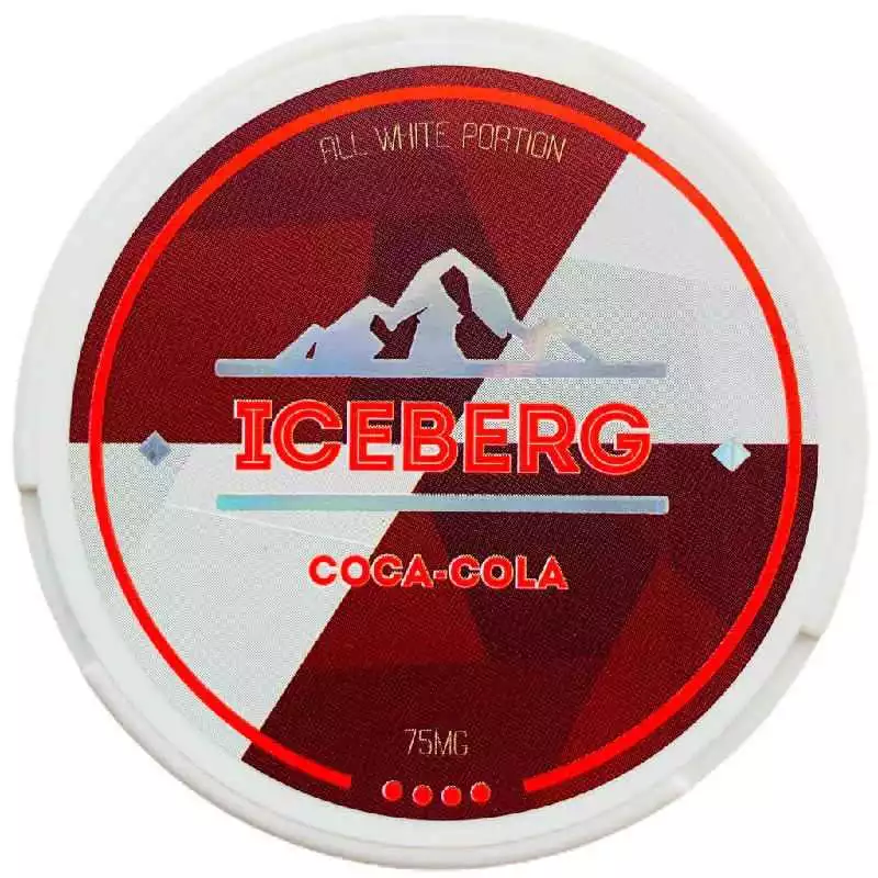 Snus ICEBERG cola Nicotine pouches sans tabac Ultra strong