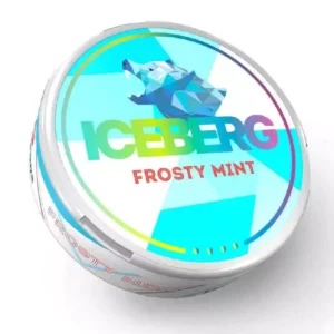 Snus ICEBERG frosty mint Nicotine pouches sans tabac Ultra strong