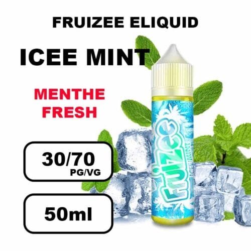 Fruizee eliquid france 50ml e-liquide fruité frais pour cigarette electronique- icee mint