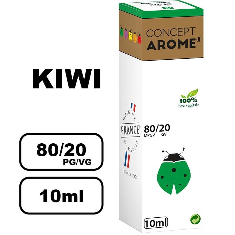 Conceptarome 10ml e-liquide saveur naturelle bio Sans additifs- kiwi