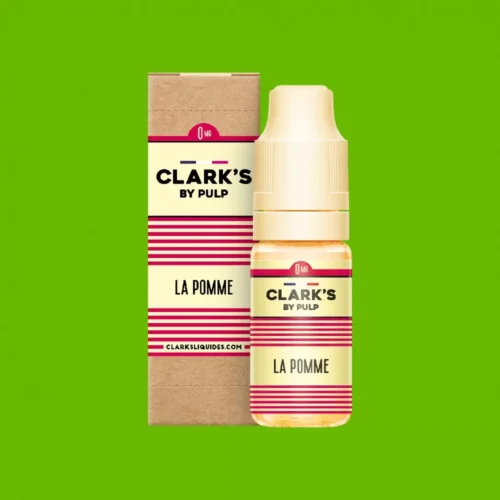 Clark's by Pulp 10ml E-liquide cigarette electronique au bureau de tabac- pomme
