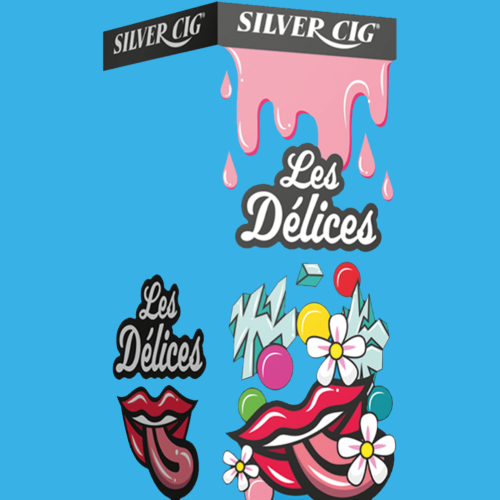 les délices silver cig eliquide 50/50 fruité