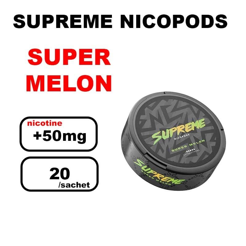 Snus SUPREME Nicotine pouches- super melon