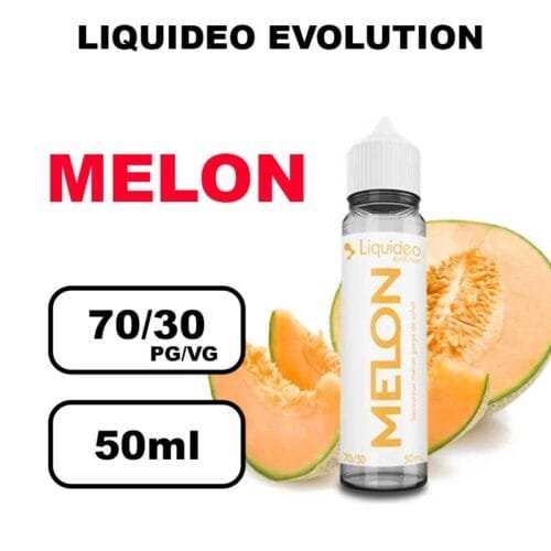 Liquideo Evolution 50ml E-liquides saveurs intenses, surprenantes- melon