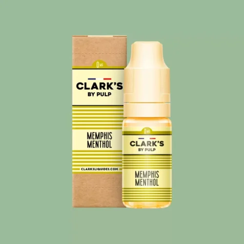 Clark's by Pulp 10ml E-liquide cigarette electronique au bureau de tabac- memphis menthol