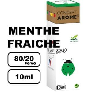 Conceptarome 10ml e-liquide saveur naturelle bio Sans additifs- menthe fraiche