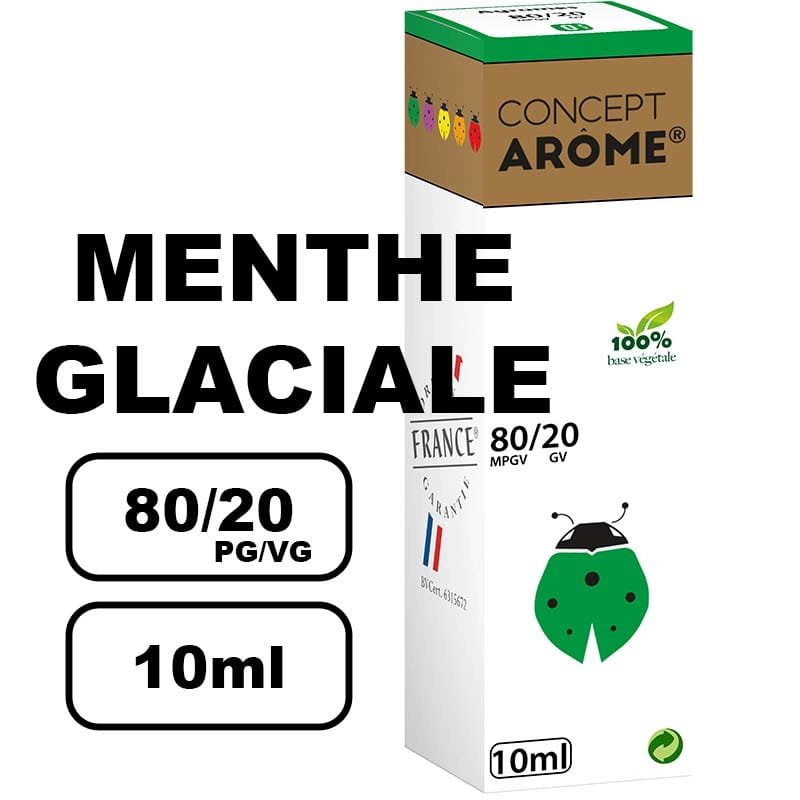 Conceptarome 10ml e-liquide saveur naturelle bio Sans additifs- menthe glaciale