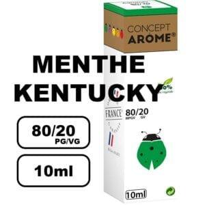 Conceptarome 10ml e-liquide saveur naturelle bio Sans additifs- menthe kentucky