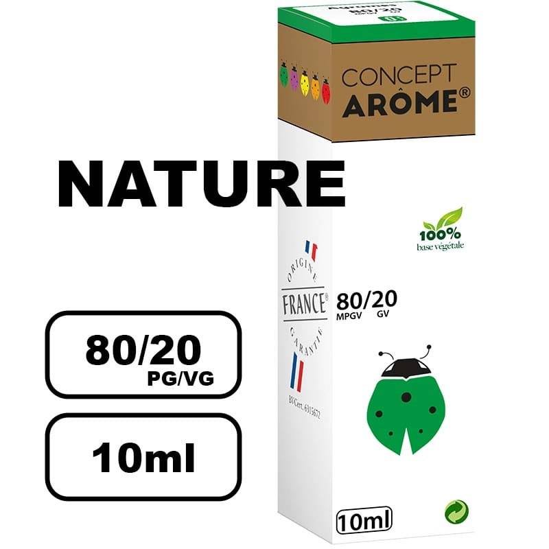 Conceptarome 10ml e-liquide saveur naturelle bio Sans additifs- nature