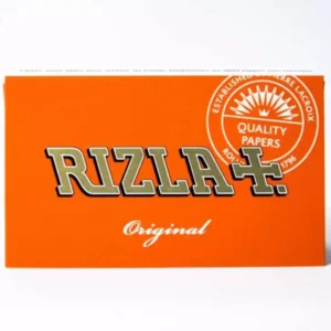 Papier RIZLA Original Orange Regular x100 feuilles courtes à rouler pour votre tabac